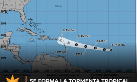 Se forma la tormenta tropical Dolly en el Atlántico