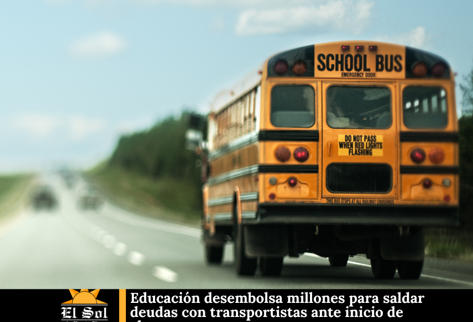 Educación desembolsa millones para saldar deudas con transportistas ante inicio de clases