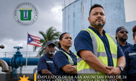Empleados de la AAA anuncian paro de 24 horas ante crisis de agua en Puerto Rico