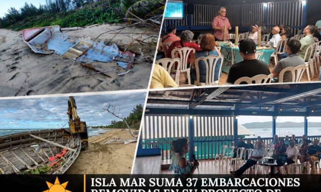 Isla Mar suma 37 embarcaciones removidas en su proyecto de desechos marinos