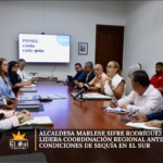 Alcaldesa Marlese Sifre Rodríguez lidera coordinación regional ante condiciones de sequía en el sur