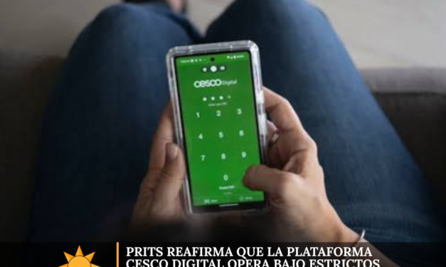 PRITS reafirma que la plataforma CESCO Digital opera bajo estrictos estándares de seguridad tras operativo de la Policía