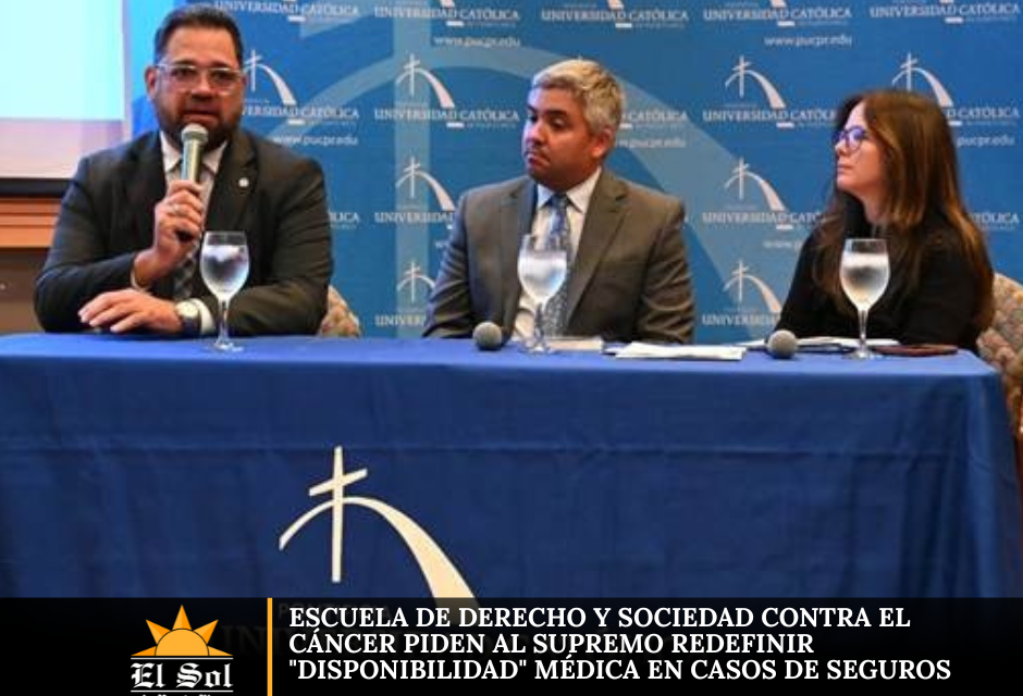 Escuela de Derecho y Sociedad contra el Cáncer piden al Supremo redefinir “disponibilidad” médica en casos de seguros