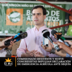 Comisionado Residente y nueve congresistas impulsan declaración de emergencia agrícola ante sequía
