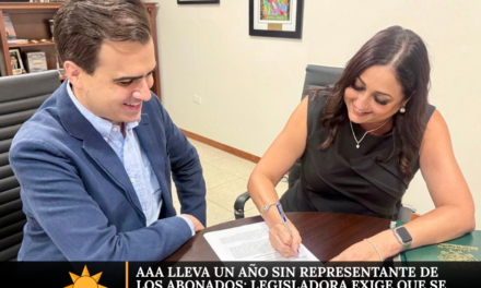 AAA lleva un año sin representante de los abonados; legisladora exige que se llene el puesto