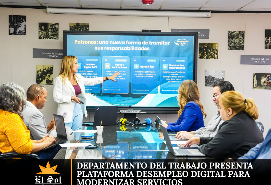 Departamento del Trabajo presenta plataforma Desempleo Digital para modernizar servicios