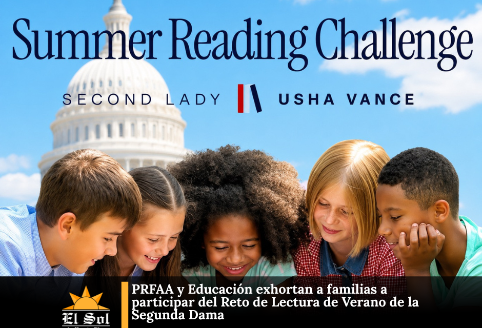 PRFAA y Educación exhortan a familias a participar del Reto de Lectura de Verano de la Segunda Dama