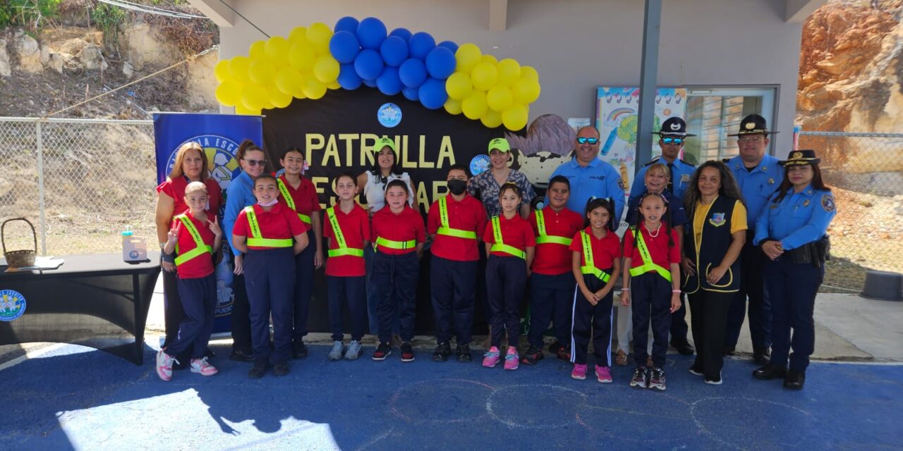 Estudiantes de Guánica se convierten en Patrulleritos Escolares