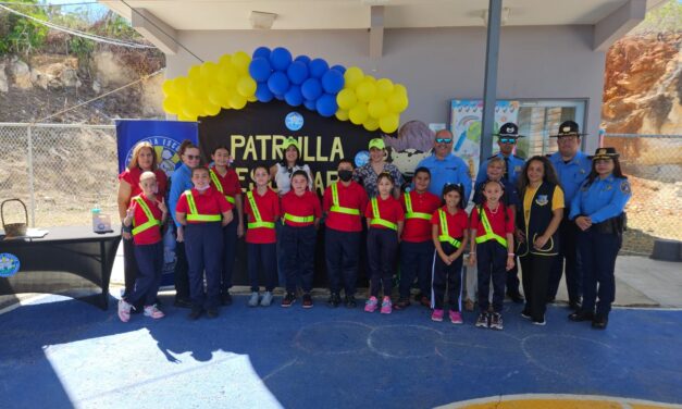 Estudiantes de Guánica se convierten en Patrulleritos Escolares