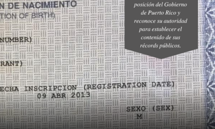 Primer Circuito favorece posición del Gobierno y dice NO al marcador de sexo “X” en certificados de nacimiento
