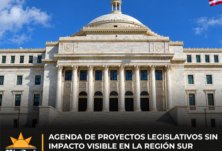 Agenda de proyectos legislativos sin impacto visible en la región sur