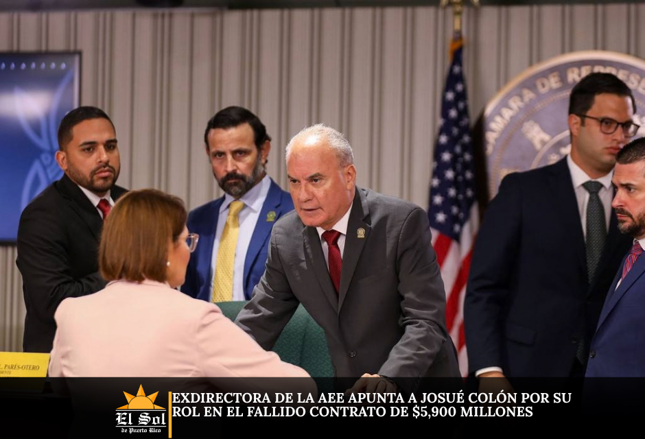 Exdirectora de la AEE apunta a Josué Colón por su rol en el fallido contrato de $5,900 millones