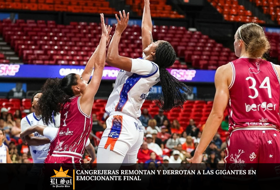 Cangrejeras remontan y derrotan a las Gigantes en emocionante final