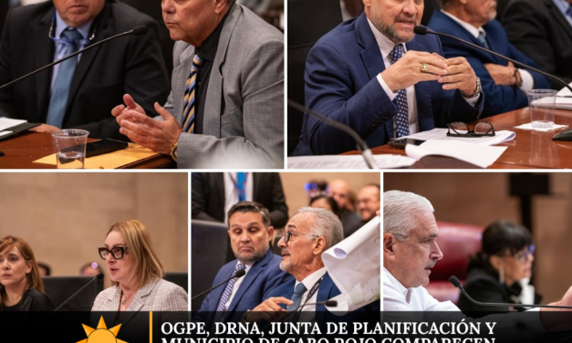 OGPe, DRNA, Junta de Planificación y Municipio de Cabo Rojo comparecen ante el Senado por el Proyecto Esencia