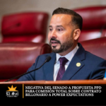 Negativa del Senado a propuesta PPD para Comisión Total sobre contrato billonario a Power Expectations