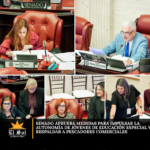 Senado aprueba medidas para impulsar la autonomía de jóvenes de Educación Especial y respaldar a pescadores comerciales