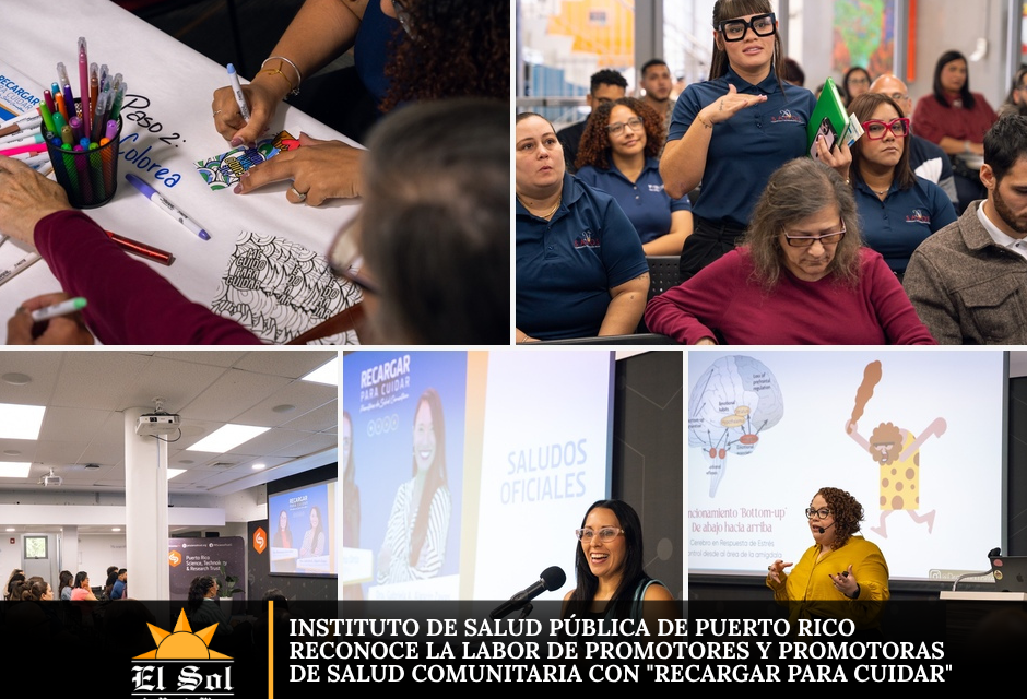 Instituto de Salud Pública de Puerto Rico reconoce la labor de promotores y promotoras de salud comunitaria con “Recargar para Cuidar”