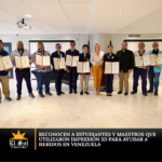 Reconocen a estudiantes y maestros que utilizaron impresión 3D para ayudar a heridos en Venezuela