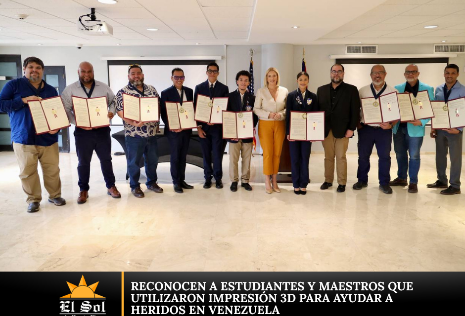 Reconocen a estudiantes y maestros que utilizaron impresión 3D para ayudar a heridos en Venezuela