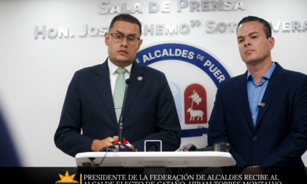 Presidente de la Federación de Alcaldes recibe al alcalde electo de Cataño, Hiram Torres Montalvo