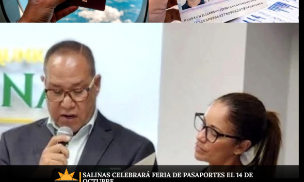 Salinas celebrará Feria de Pasaportes el 14 de octubre