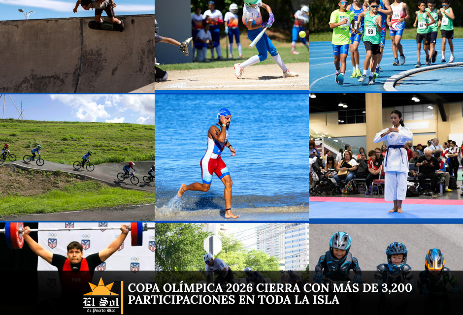 Copa Olímpica 2026 cierra con más de 3,200 participaciones en toda la Isla