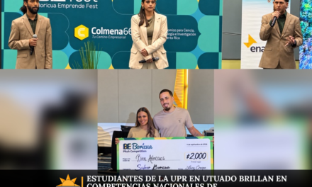 Estudiantes de la UPR en Utuado brillan en competencias nacionales de emprendimiento
