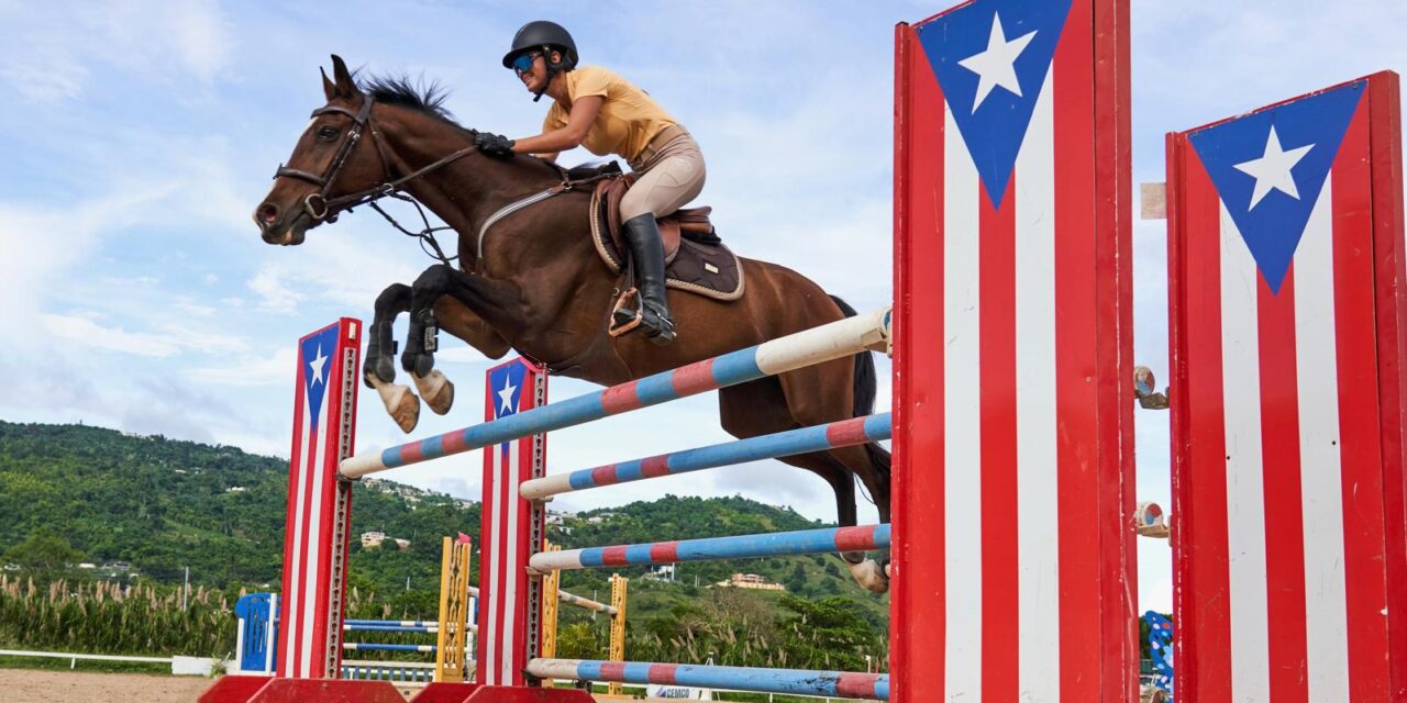 Otro gran nivel presentado en concurso de salto de deporte ecuestre