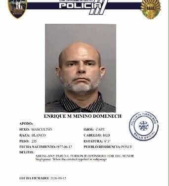 Radican cargos contra hombre por presunto maltrato a menor de 4 años en Ponce