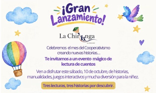 “La Chiringa” celebra el Mes del Cooperativismo con cuentos y actividades para niños