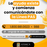 ASSMCA refuerza apoyo emocional tras recientes casos de suicidios en Puerto Rico