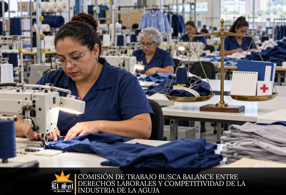 Comisión de Trabajo busca balance entre derechos laborales y competitividad de la industria de la aguja