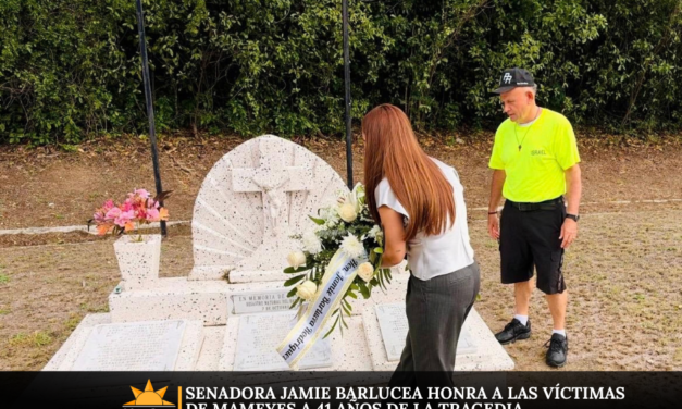 Senadora Jamie Barlucea honra a las víctimas de Mameyes a 41 años de la tragedia