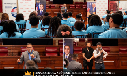 Senado educa a jóvenes sobre las consecuencias de los choques de tránsito