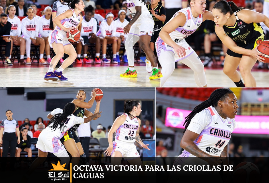 Octava victoria para las Criollas de Caguas