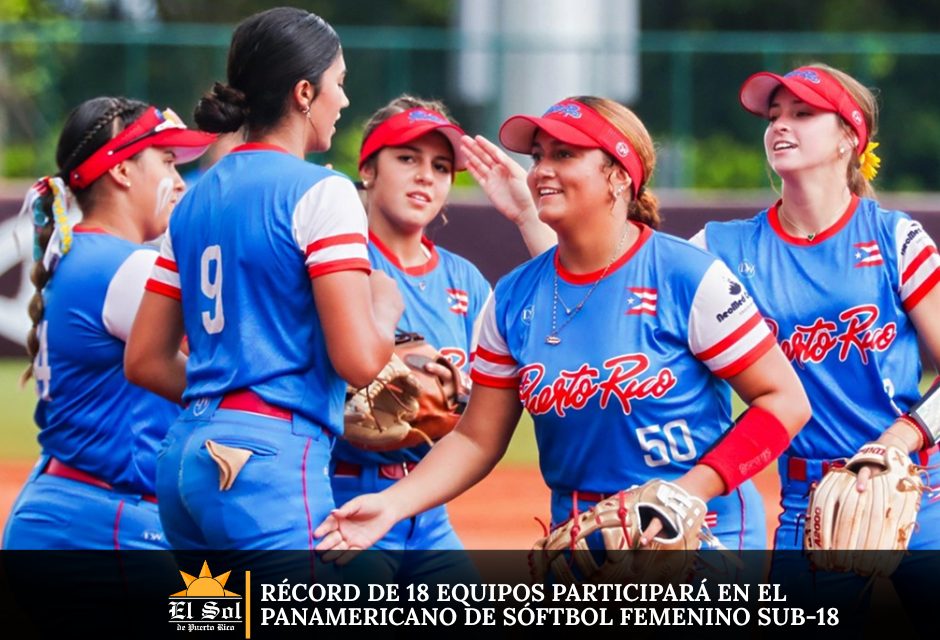 Récord de 18 equipos participará en el Panamericano de Sóftbol Femenino Sub-18
