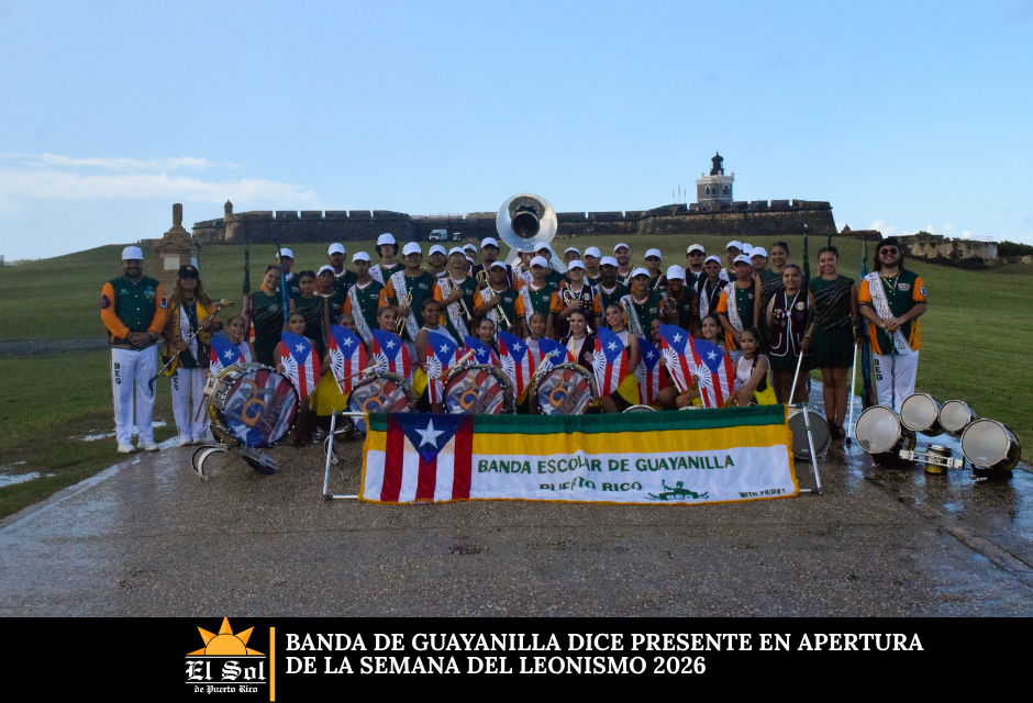 Banda de Guayanilla dice presente en apertura de la Semana del Leonismo 2026