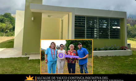 Alcalde de Yauco continúa iniciativa del Consorcio del Sur con entrega de nueva vivienda tras los terremotos