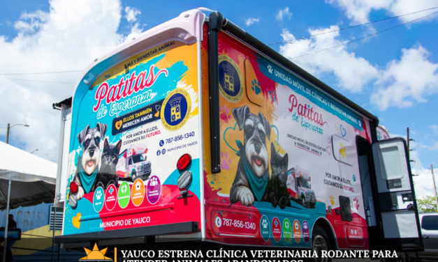 Yauco estrena clínica veterinaria rodante para atender animales abandonados