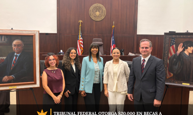 Tribunal Federal otorga $20,000 en becas a cuatro estudiantes de Derecho