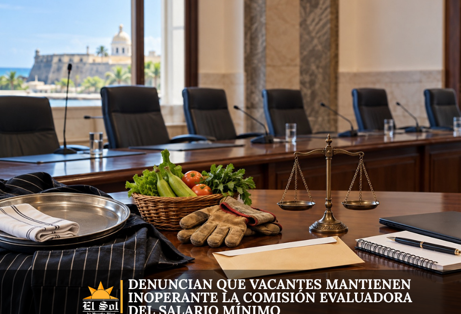 Denuncian que vacantes mantienen inoperante la Comisión Evaluadora del Salario Mínimo