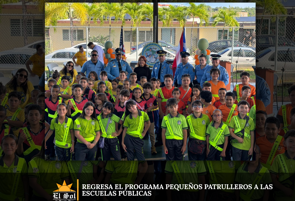 Regresa el programa Pequeños Patrulleros a las escuelas públicas