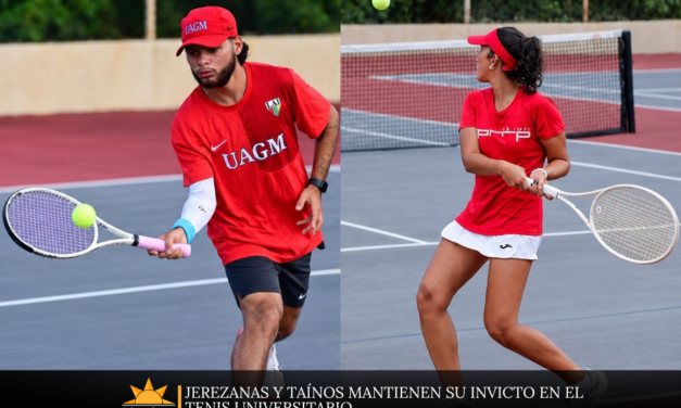 Jerezanas y Taínos mantienen su invicto en el tenis universitario