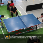 Ocho universidades buscan avanzar a las semifinales del tenis de mesa de la LAI