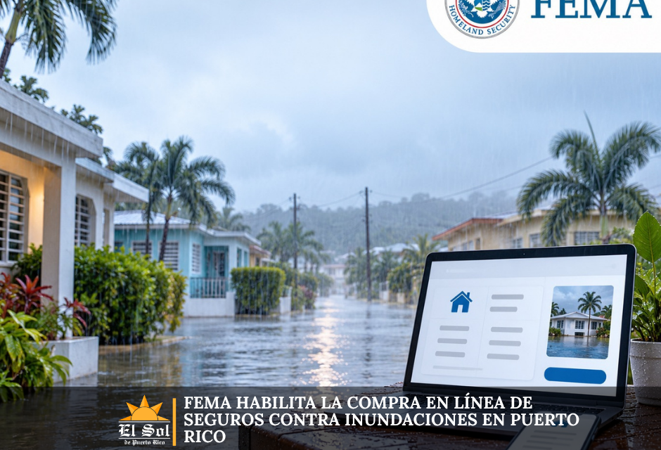 FEMA habilita la compra en línea de seguros contra inundaciones en Puerto Rico
