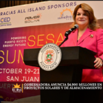 Gobernadora anuncia $4,900 millones en proyectos solares y de almacenamiento