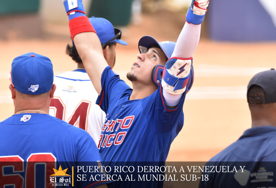Puerto Rico derrota a Venezuela y se acerca al Mundial Sub-18