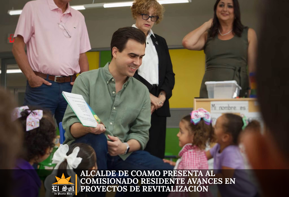 Alcalde de Coamo presenta al comisionado residente avances en proyectos de revitalización