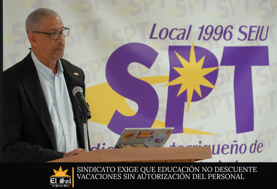 Sindicato exige que Educación no descuente vacaciones sin autorización del personal