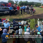 Policías de Caguas participan en el Día de las Profesiones en Cayey
